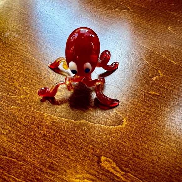 Glass fish and octopus figurine - Picture 7 of 9